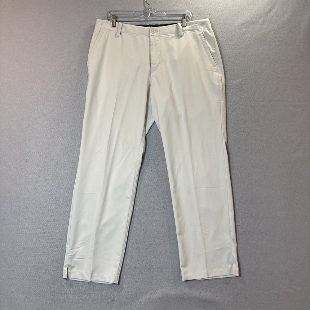 Nike Golf Pants Mens 36x30 Dri-Fit Chino Performance Golf Casual Cream